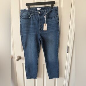 Good American Good Waist Crop Skinny Jeans